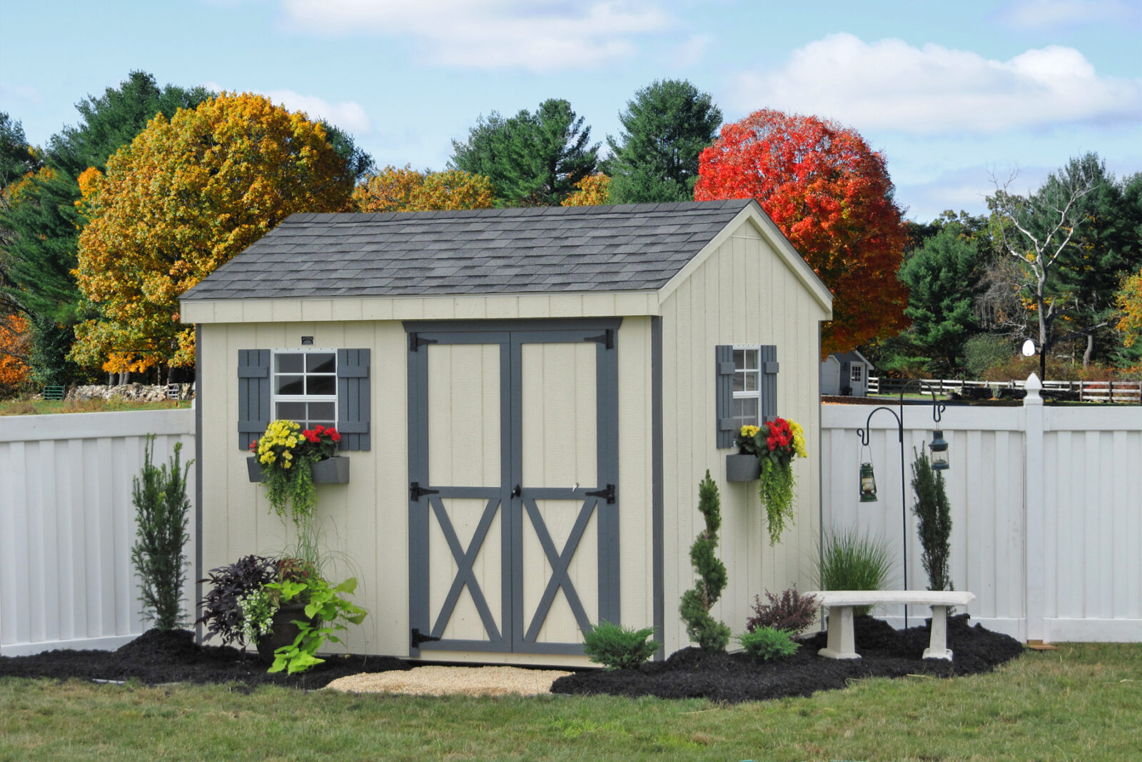 8x10 backyard wooden shed 0