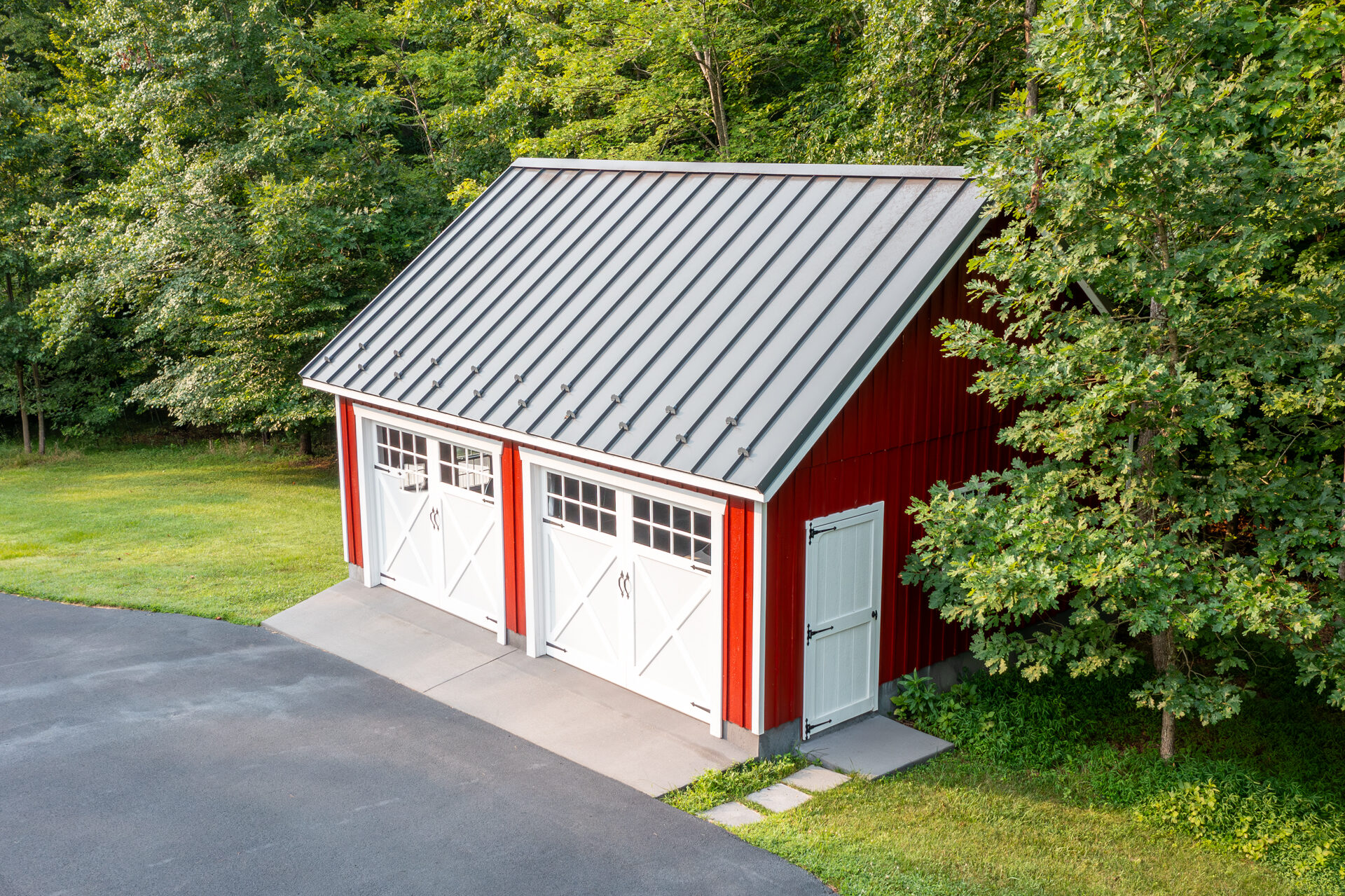 20x24 SingleStory 2Car Garage in Palmyra, Va Sheds Unlimited