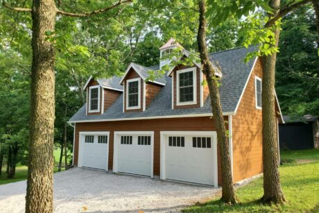 2 Story Workshop Three Car Photo Gallery 7 legacy 2 story workshop three car prefab garage