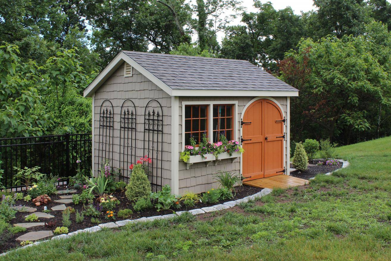 backyard storage sheds for garden