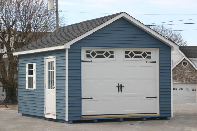 one car garage wood pa 650x488