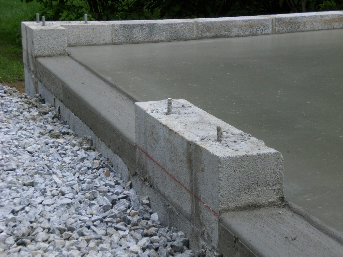 concrete pad preparation for deatched garages 4