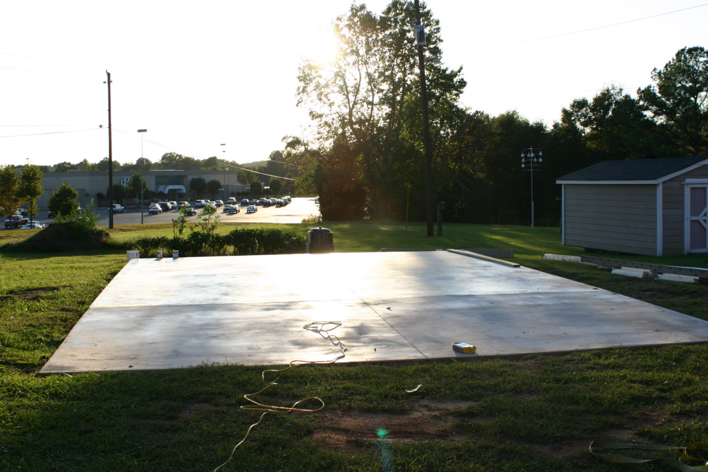 concrete pad preparation for deatched garages 9