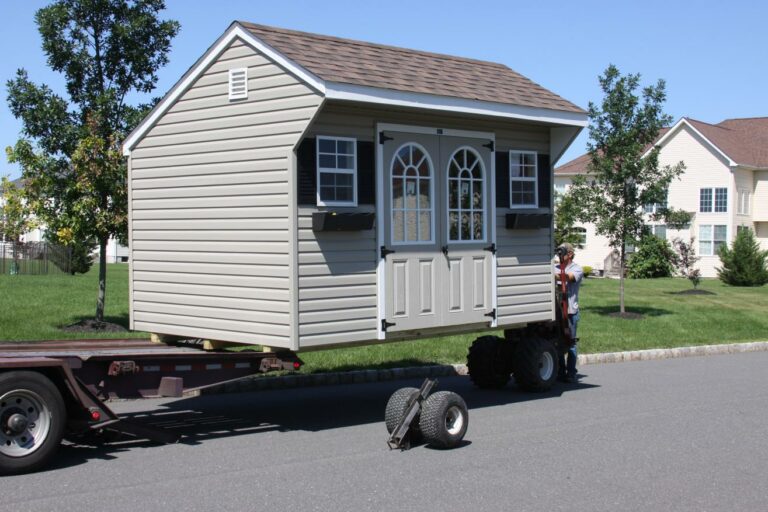 Storage Shed Delivery with the Mule Sheds Unlimited