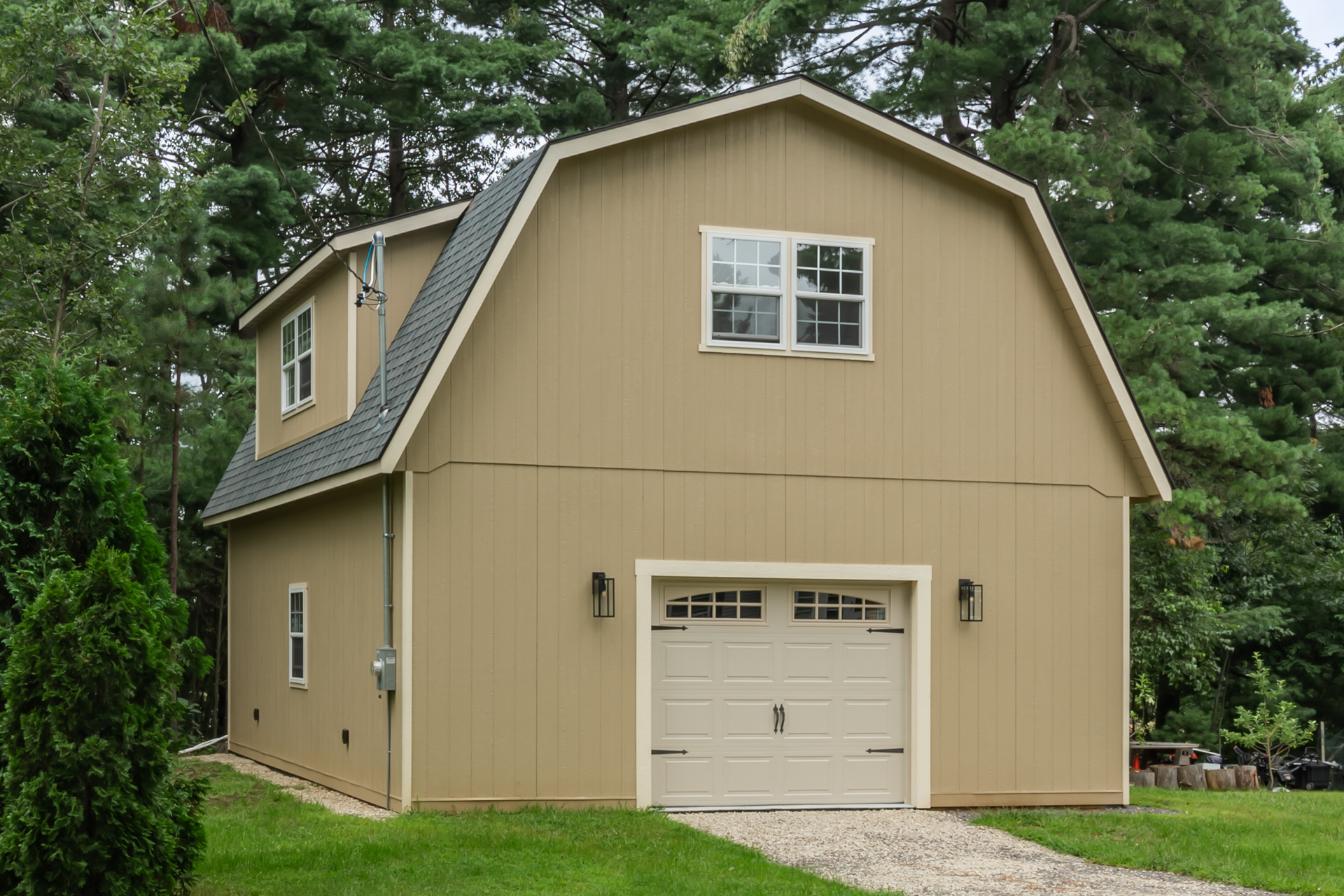 1 Car 2 Story Garages Legacy 2 Story MaxiBarn Single Car Garage