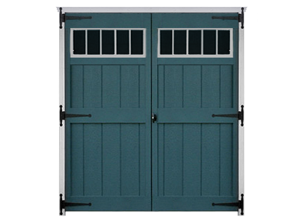 classic 5 foot door with transom for sheds garages