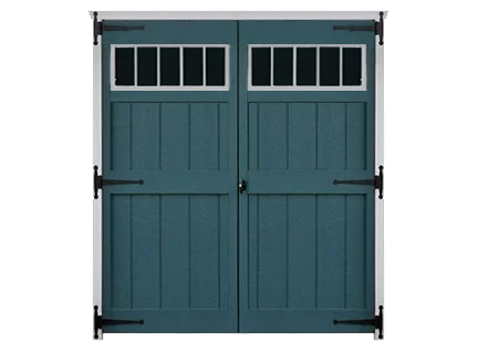 classic 5 foot door with transom for sheds garages