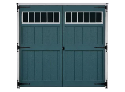 classic 6 foot door with transom for sheds garages