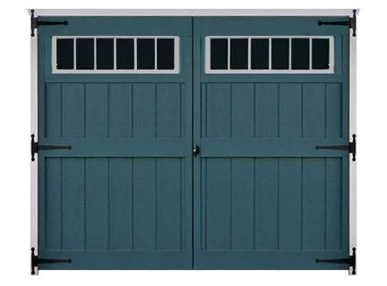 classic 7 foot door with transom for sheds garages