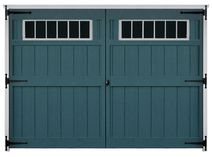 classic 8 foot door with transom for sheds garages