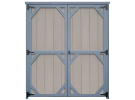colonial 5 ft double door for sheds