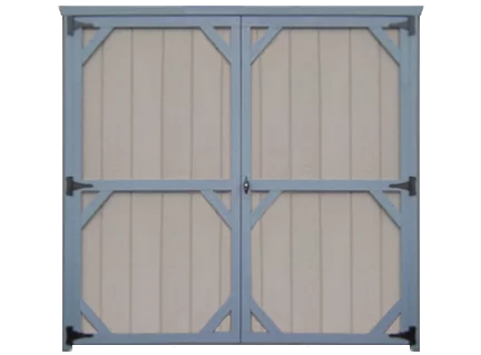 colonial 6 ft double door for sheds