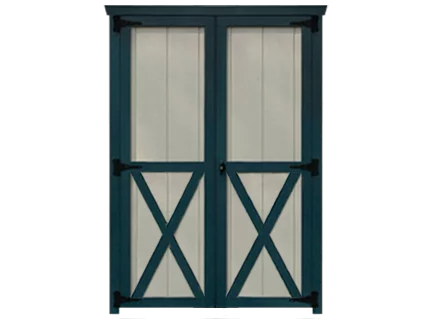 traditional 4 foot double door for sheds garages