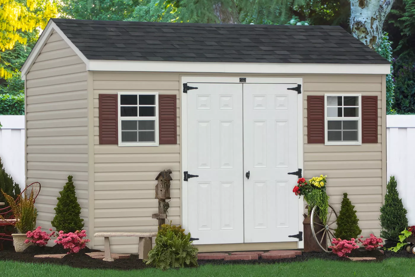 vinyl shed and garage siding choice