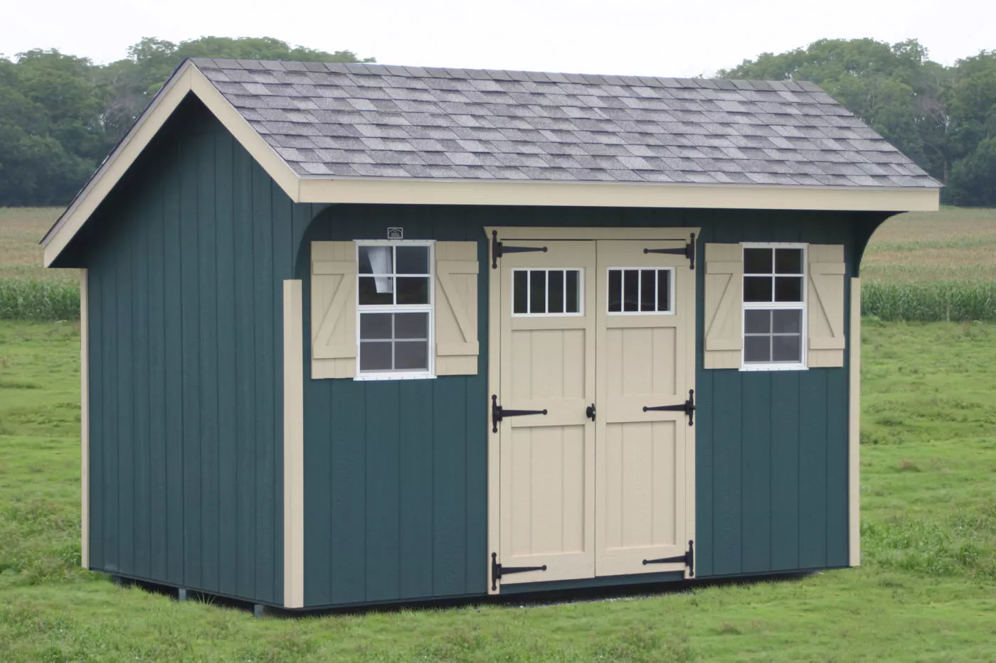 wood shed and garage siding choice