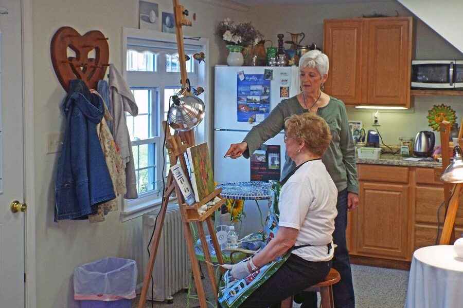 she shed art studio and school