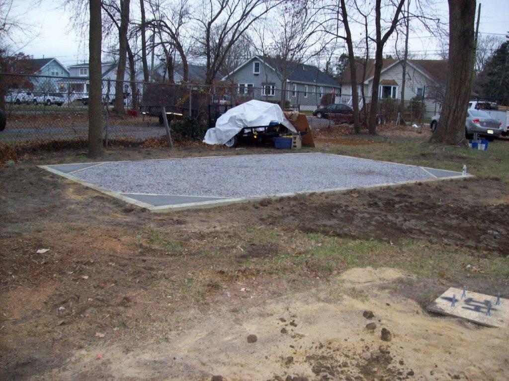 foundation for sheds and garages