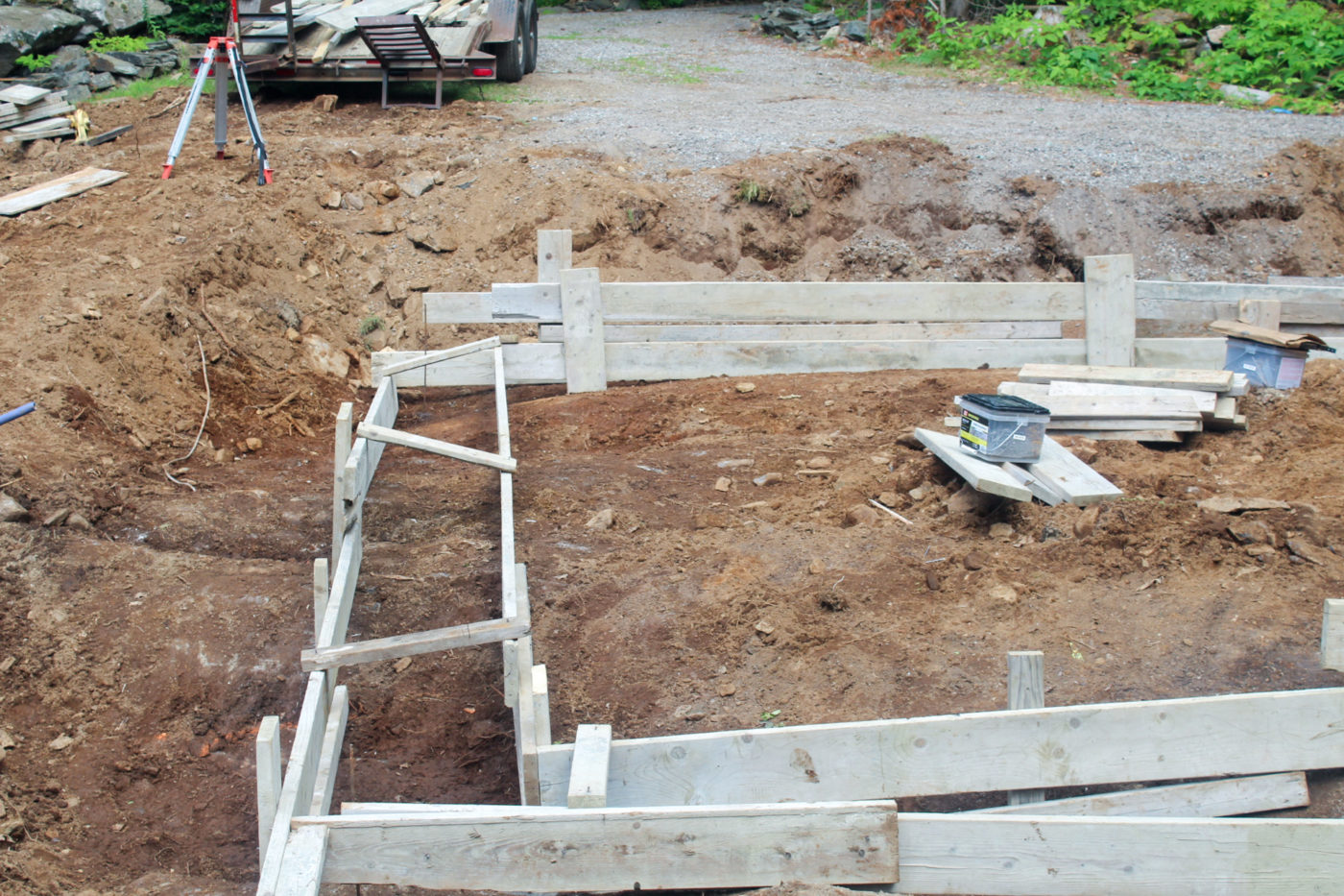 prefab 2 story garage foundation