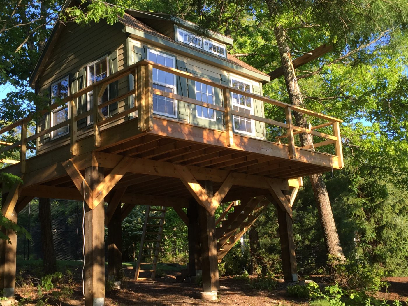 beautiful treehouse shed for sale in pa